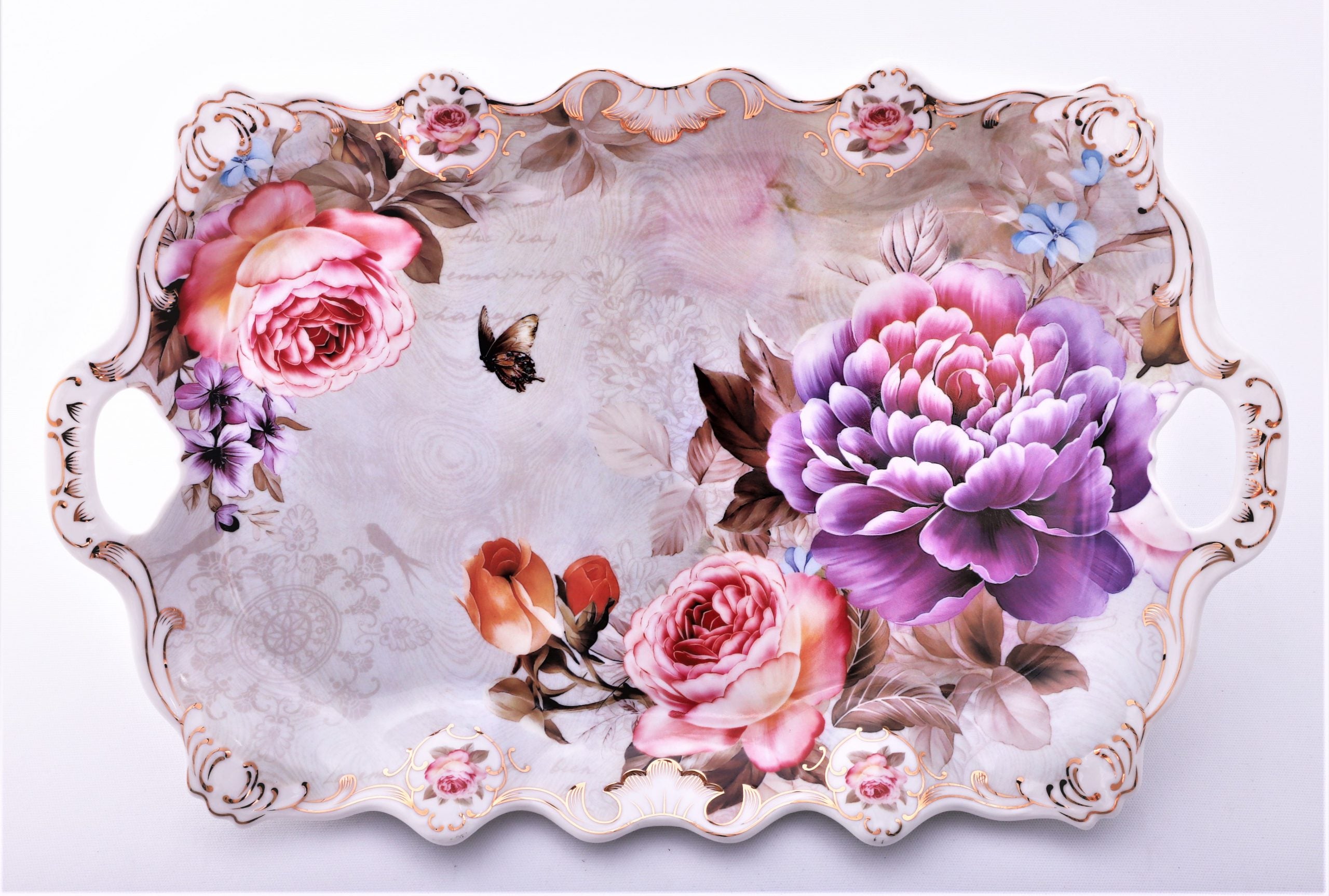 Tava de ceramica cu manere,